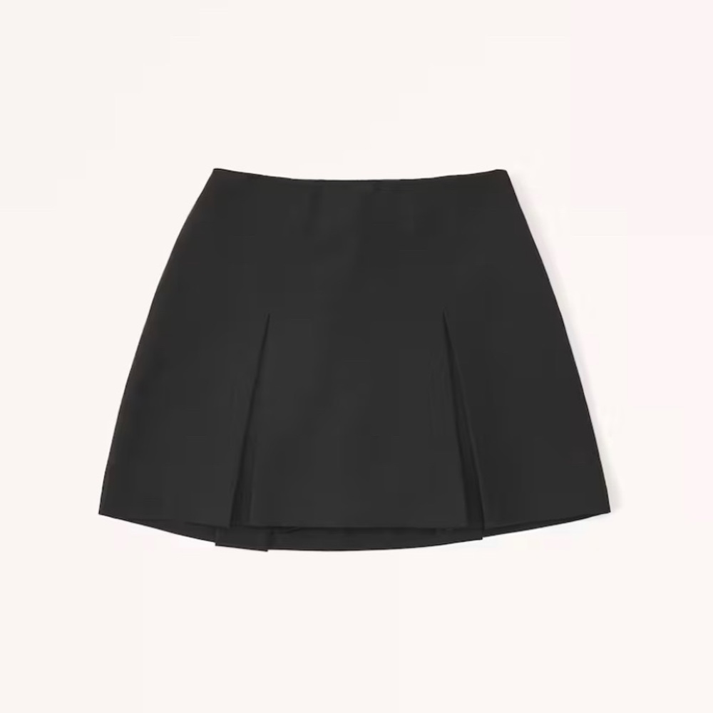 Pleated Menswear Mini Skort